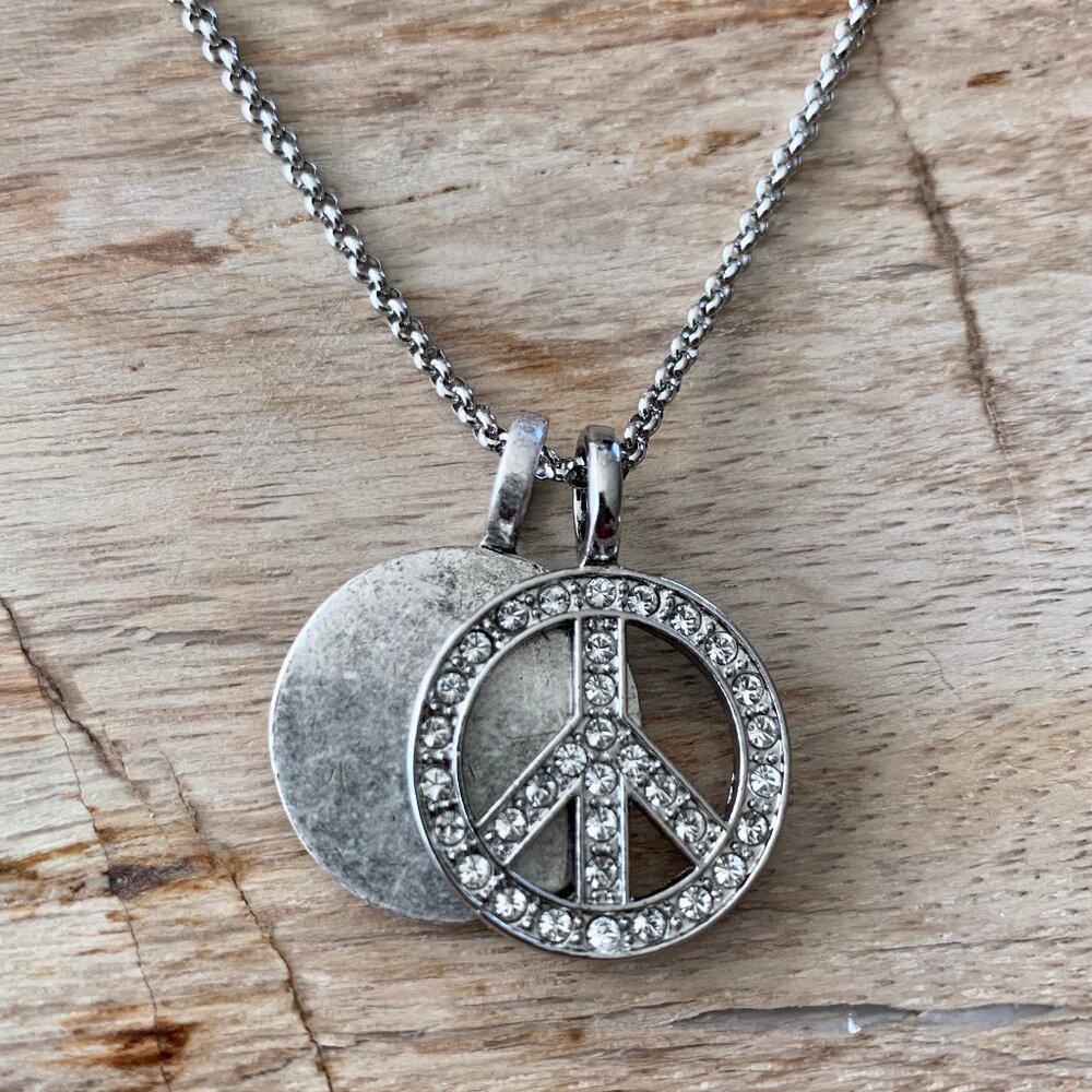 Dyrberg/Kern Peace Swarovski Crystal Necklace